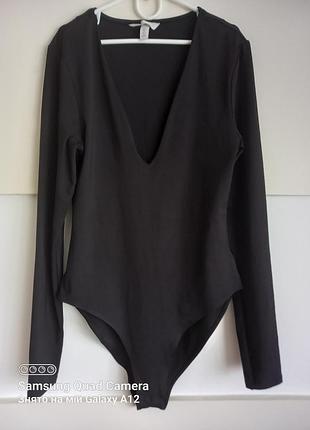 Новое молодежное боди h&amp;m ткань эластичная тянется "масло"
