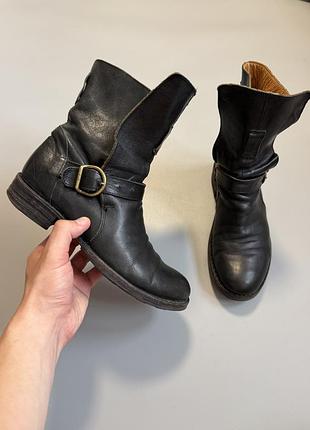 Ботинки fiorentini+baker leather biker boots 38 airstep as98 trippen moma