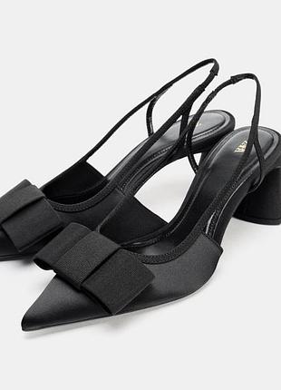 Zara слінгбеки босоніжки туфлі