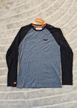 🖤 superdry original (новый с биркой) | лонгслив | размер m, мужская новая брендовая кофта
