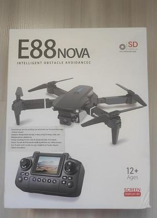 Дрон e88 nova, складной квадрокоптер