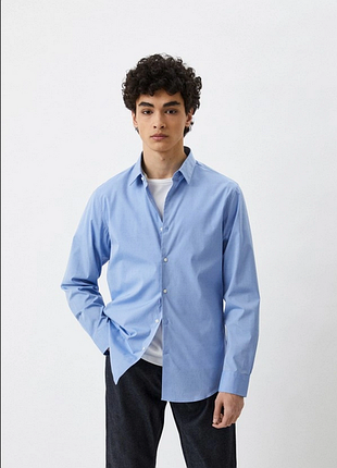 Чоловіча сорочка бавовна мужская рубашка хлопок uniqlo