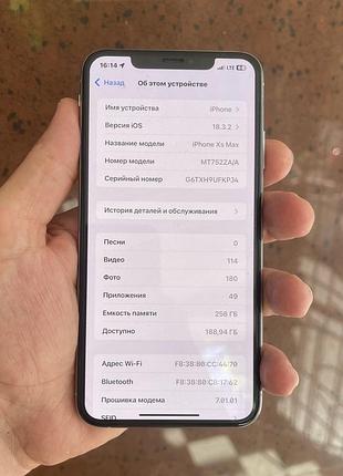 Мобильный телефон iphone xs max 256gb neverlock айфон б/у