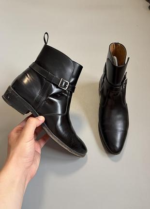 Ботинки scarosso ankle boot leather black 37(23.5cm) santoni tods airstep as98