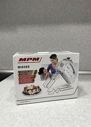 Ручний міксер mpm mmr-15