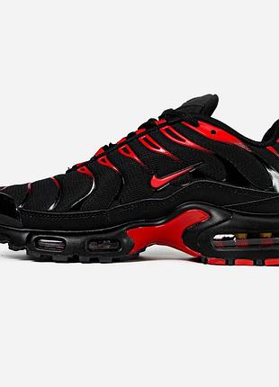 Nike air max tn plus black red 4