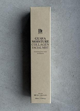 Benton guava moisture collagen facial mist 100ml зволожувальний міст для обличчя з гуавою та колагеном