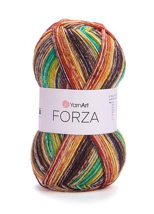 Шкарпеткова пряжа yarnart forza, 2609