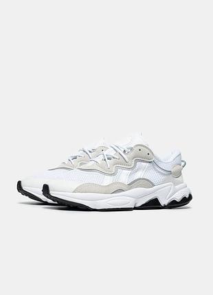 Кросівки adidas ozweego white beige