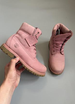 Ботинки timberland premium 6inch pink 35(22cm)