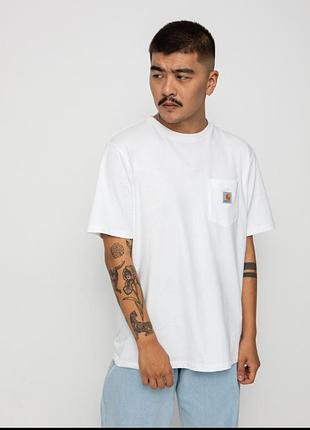 Футболка чоловіча carhartt біла