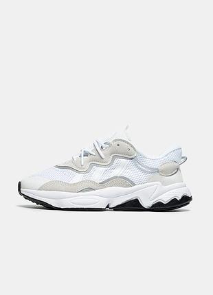 Кросівки adidas ozweego white beige