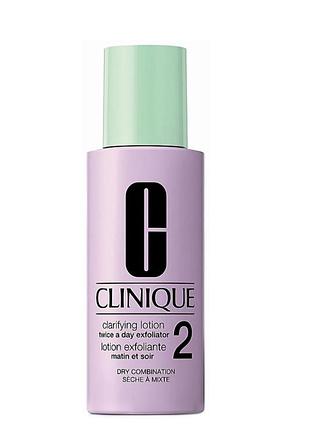 Clinique clarifying lotion No2 очищающий лосьон для сухой и комбинированной кожи