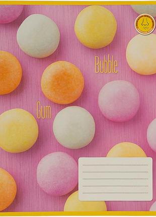 Тетрадь 48 листов клетка, серия ароматная bubble gum