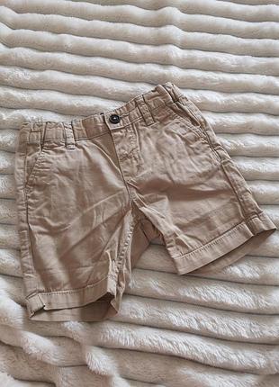Классические хлопковые шорты h&amp;m на 4-6 месяцев 68 см