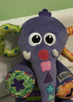 Vintage - lamaze Tomy lc27043 -коллекционная интерактивная музыкальная игрушка - шюршалка - слоник седди - 32 см