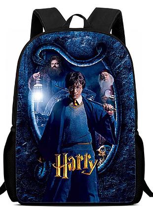 Рюкзак harry potter гарри поттер городской школьный с принтом хогвартс