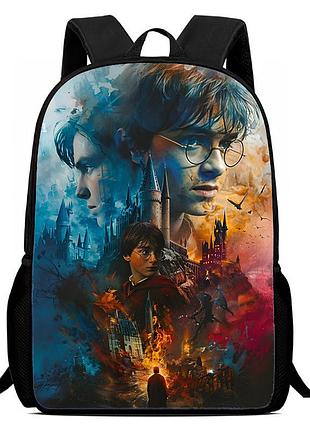 Рюкзак гаррі поттер harry potter шкільний міський для навчання, прогулянок і подорожей