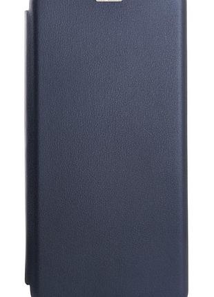 Чохол книжка premium для zte blade a75 4g (z2359) на магніті з підставкою темно-синій