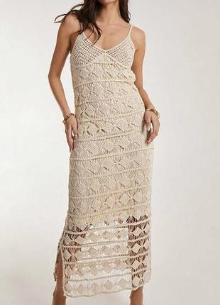Розкішна в’язана сукня від бренду wild flower s/m в ідеалі