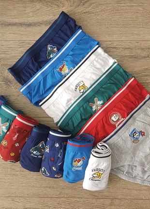 4-5(104-110), нові дитячі котонові трусики для хлопчика,  primark