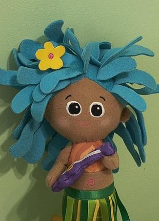 Vintage 2011 - lamaze hawaii hula dancer lc27136 - гавайская девочка - мягкая игрушка -подвеска, погремушка для младенцев - 30 см
