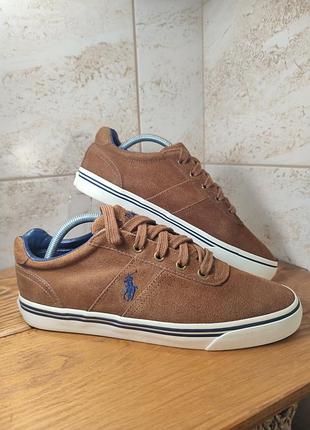 Чоловічі замшеві кросівки polo ralph lauren hanford suede