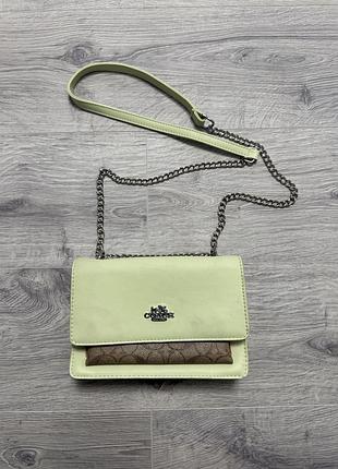 Сумка жіноча через плече coach klare crossbody