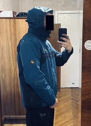 Чоловіча трекінгова куртка вітровка jack wolfskin texapore (оригінал)