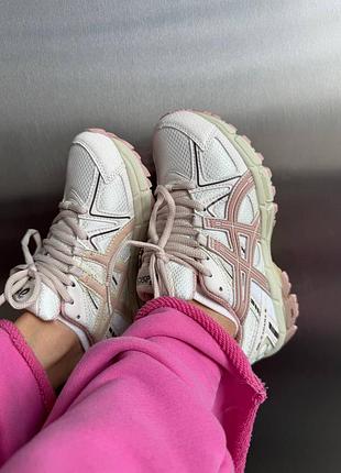 😍 кросівки жіночі asics gel-kahana 8 | “white/pink” premium (3)