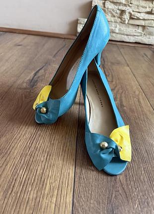 Marc by marc jacobs туфли босоножки мюли с открытым носком кожа 23.5 37 рр