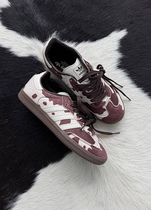 😍 кросівки жіночі adidas samba | cow print / white premium (7)
