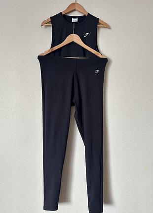 Костюм gymshark, топ і лосіни