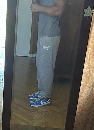 Сірі штани reebok розмір:м стан:10/10