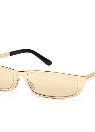 Tom ford оригінал ft1059 32g gold/brown mirror 59-16-140 sunglasses new authentic