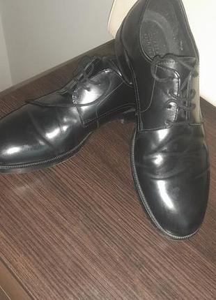 Кожаные туфли clarks oliver lace 42 - 42.5 размер (стелька 27 см)».
