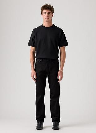 Мужские джинсы levi's 501 original shrink-to-fit 005010638 - цвет nickel black, 100% жесткий хлопок. оригинал.