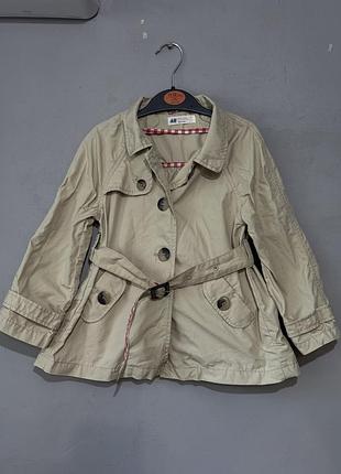 Тренч h&m 110р на дівчинку