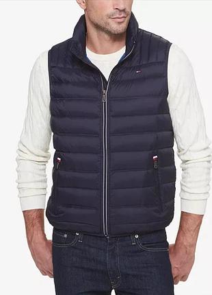 Мужской жилет tommy hilfiger нейлон luxury quilt old money premium look