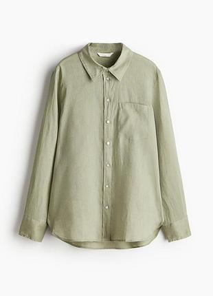 Сорочка із льону h&m