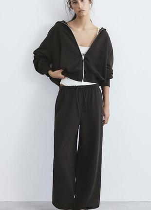 Костюм комплект худі зіп zip джогери світшот zara зара pull&bear
