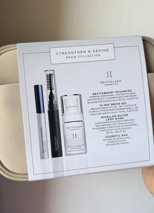 Лімітований подарунковий набір для догляду за бровами revitalash strengthen & define brow collection 2025