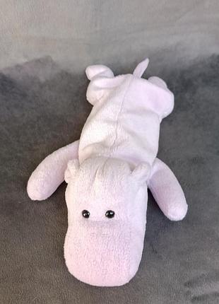 Іграшка — плюшевий бегемот happy the hippo з колекції ty beanie babies, 1993 р
