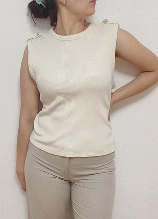 Бавовняний топ h&m