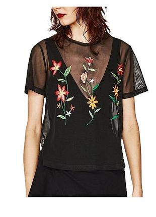 Топ сетка zara