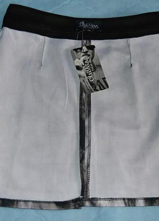 Неопренова міні-спідниця ,мармур,неопрен,польща,модний мармуровий принт5 фото