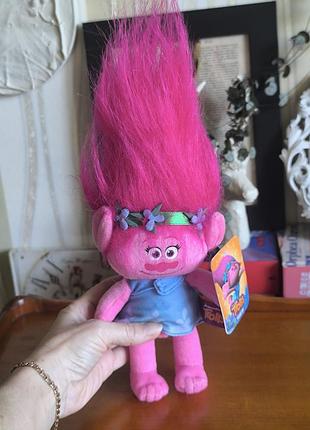 Оригинальная мягкая игрушка троль расчка / мачек dreamworks trolls