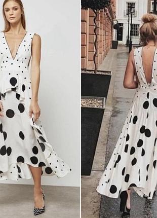 Сукня віскоза горох polka dot topshop xs