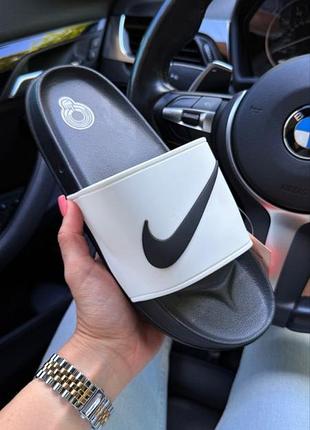 Тапки шльопанці nike white