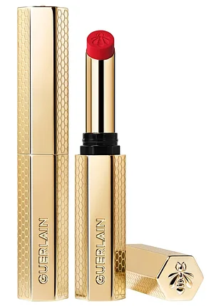 Помада guerlain kisskiss honey-infused intense lipstick с матовым финишем